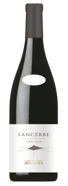 Bouteille de Sancerre rouge