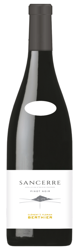 Bouteille de Sancerre rouge